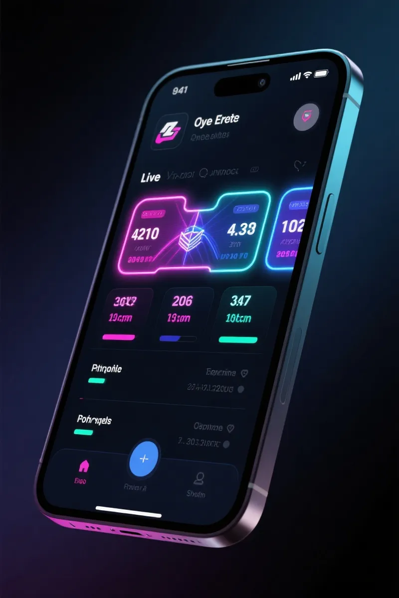 电子竞技 App Interface